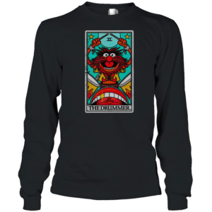 Animal The Muppets The Drummer tarot card T-Shirt Long Sleeved T-shirt