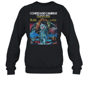 Coheed and Cambria The Amory Wars Game Program 9 audio albums T-Shirt Unisex Sweatshirt