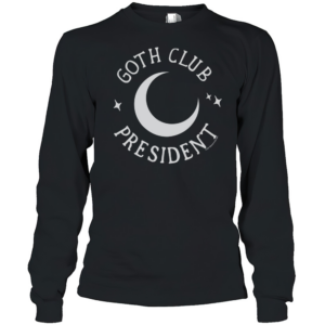 Hottopic Store Adorned By Chi Goth Club President T-Shirt Long Sleeved T-shirt