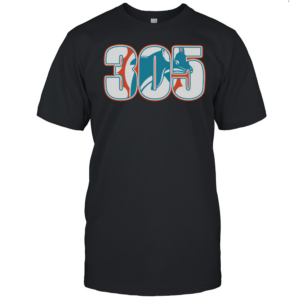 Miami Dolphins 305 T-Shirt Classic Men's T-shirt