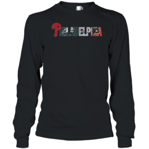 Philadelphia Sports Philadelphia Phillies Eagles T-Shirt Long Sleeved T-shirt