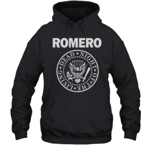 Romero Ramones Night Of The Living Dead T-Shirt Unisex Hoodie