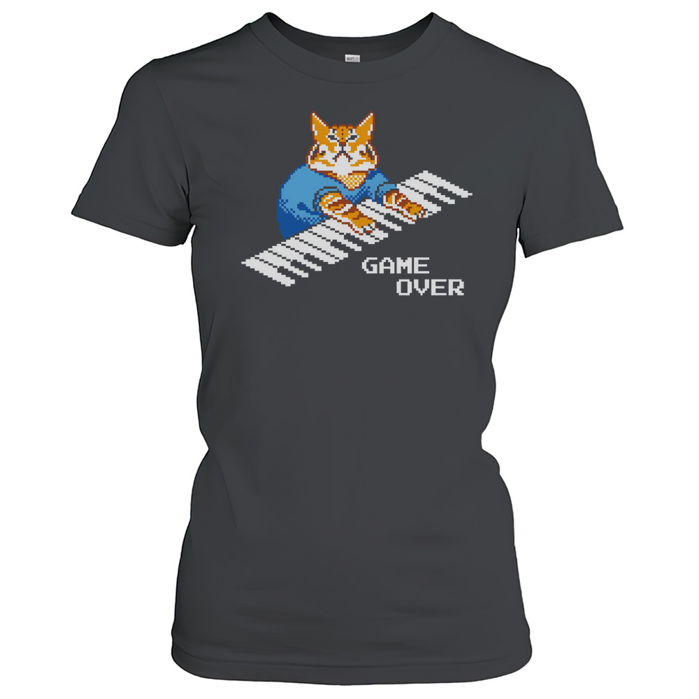 Roy It Crowd Game Over Cat Keyboard T-Shirt Classic Women's T-shirt