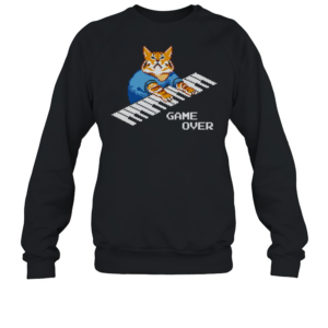 Roy It Crowd Game Over Cat Keyboard T-Shirt Unisex Sweatshirt