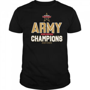Army Black Knights 2025 Star Series Champions T Shirt