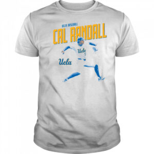 Cal Randall Illustrated UCLA Bruins Baseball NCAA Division I t-shirt