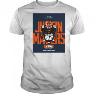 Colorado Buffaloes Offensive Lineman Justin Mayers Accepted Rookie Mini Camp Invite From The Denver Broncos Poster t-shirt