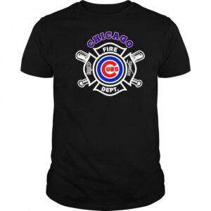 Fire dept Chicago Cubs baseball shirt