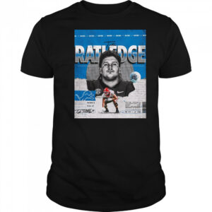 Georgia Bulldogs football Tate Ratledge Lions With The 57th Pick In The 2025 NFL Draft Signature Poster t-shirt
