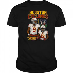 Houston Cyclones Jayden Higgins And Jaylin Noel NFL Draft 2025 Caricatures t-shirt