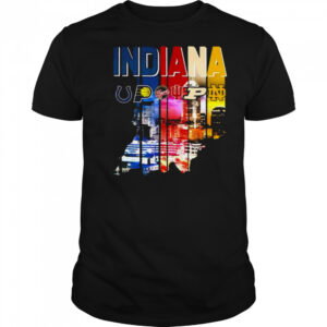 Indiana state sports team Colts Pacers Fever Hoosiers Boilermakers Fighting Irish shirt
