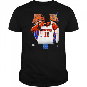 Jalen Brunson NY Knicks player collage shirt