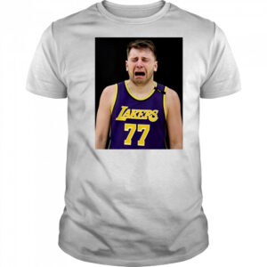 Justin Gaard Luka Doncic Lakers Crying 2025 Poster t-shirt