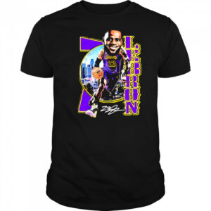 LeBron James Los Angeles Lakers big head signature shirt