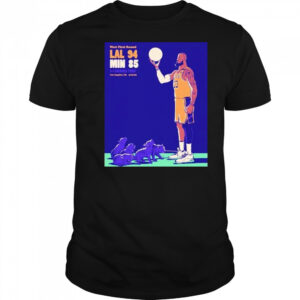 LeBron James Los Angeles Lakers playoffs round 1 game 2 shirt