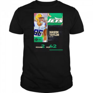Mason Taylor New York Jets 2025 Nfl Draft Poster T-Shirt