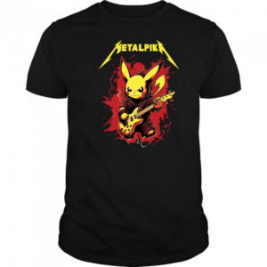 Metallica Pikachu Metalpika T shirt