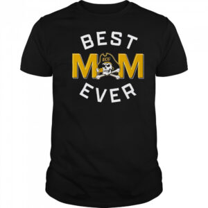 Official East Carolina Pirates Best Mom Ever T-Shirt