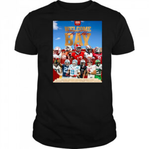San Francisco 49ers Welcome To The Bay Upton Stout Alfred Collins Mykel Williams NFL Draft 2025 Poster t-shirt