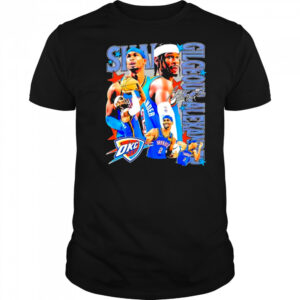Shai Gilgeous Alexander Oklahoma City Thunder player collage shirt