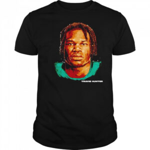 Travis Hunter Jacksonville Jaguars portrait shirt