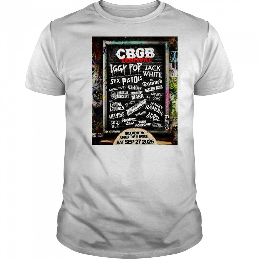 23 Punk CBGB Festival in Brooklyn NY Under The K Bridge Saturday September 27 2025 t-shirt 23 Punk CBGB Festival in Brooklyn NY Under The K Bridge Saturday September 27 2025 t-shirt