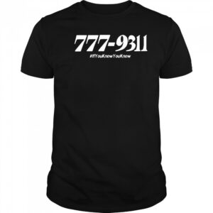 777 931 If You Know You Know 2025 t-shirt