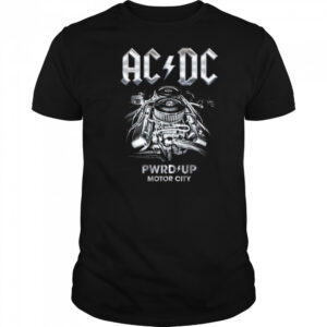 ACDC Detroit PWR UP Motor City Tour 2025 Shirt