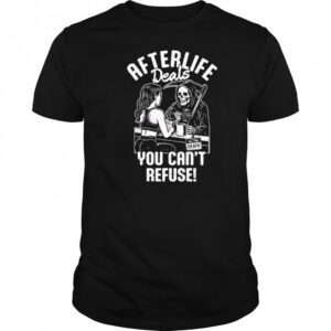 Afterlife Deals You Can’t Refuse Gym Death and Girl black white shirt