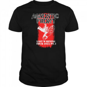 Agnostic Front Last Warning Tour 2025 Pt.2 Painting t-shirt