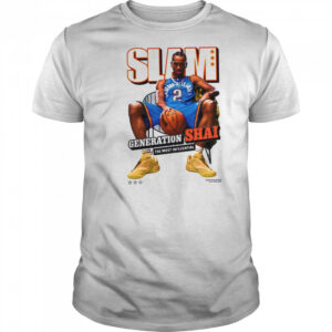 Alexander Oklahoma City Thunder SLAM 2025 Cover Graphic T Shirt