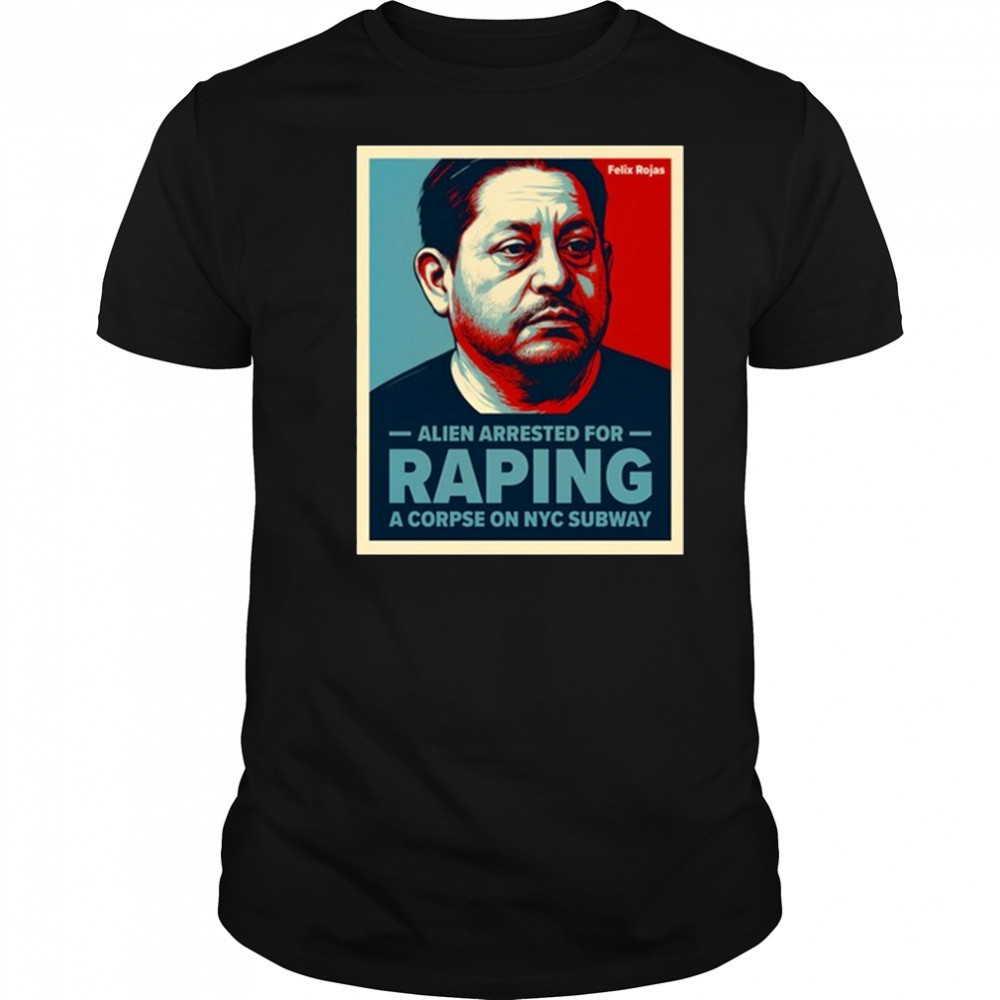 Alien Arrested For Raping A Corpse On Nyc Subway Retro Portrait t-shirt
