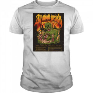 All Shall Perish Sunshine Theater Northwest Annihilation Oct 2025 t-shirt