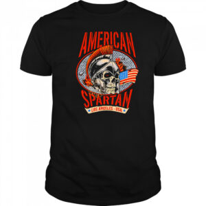 American Spartan Skull Los Angeles USA shirt