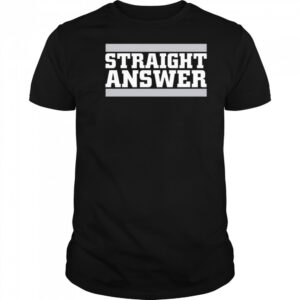 Anies Baswedan Straight Answer Shirt