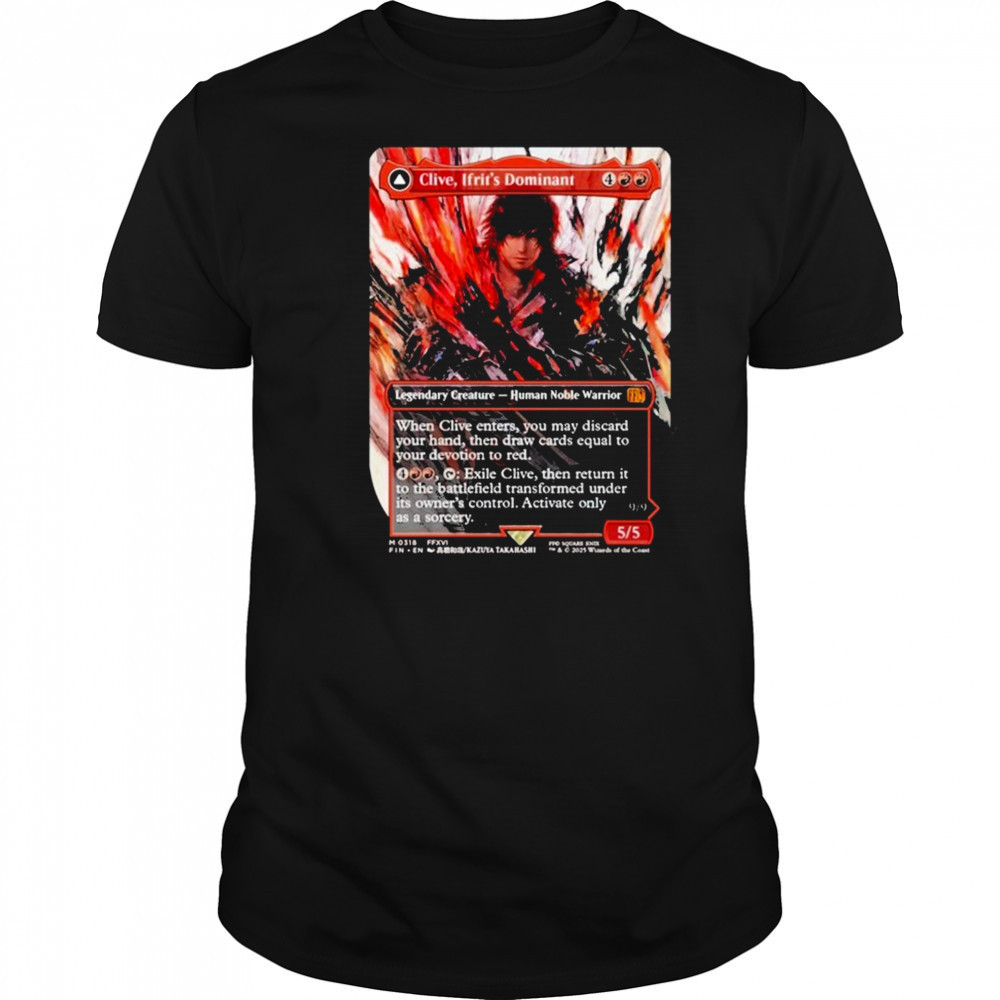 Ben Starr Clive Ifrit’s Dominant Card T-Shirt