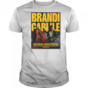 Brandi Carlile September 5- 6 2025 Red Rocks Amphitheatre Morrison CO t-shirt