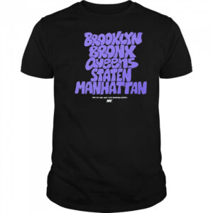 Brooklyn Bronx Queens Staten Manhattan Graffiti Boroughs T-shirt