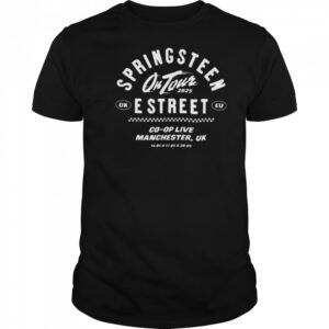 Bruce Springsteen On Tour 2025 Manchester UK T Shirt
