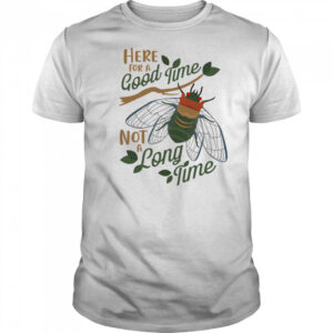 Cicadas here for a good time not a long time shirt