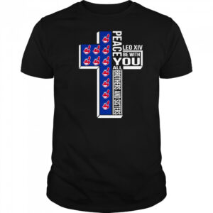 Cleveland Guardians Indians Peace You Leo Xiv Be With You All Brothers And Sisters T-shirt