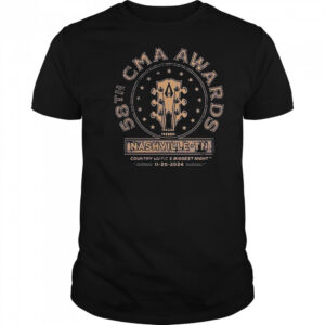 CMA Fest Awards Headstock Nashville 58th Country Music’s Biggest Night T-Shirt