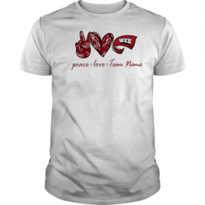 Custom western Kentucky hilltoppers peace love shirt