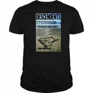 Descendents Summer Tour 2025 with Teen Mortgage t-shirt