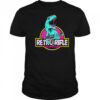 Dinosaur Retro Rifle T-shirt