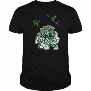 Eugene Emeralds Grateful Dead 60th Anniversary 2025 Baseball Shirt