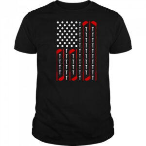 Golf American Flag T-Shirt