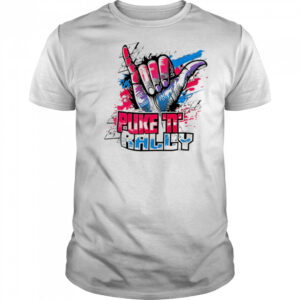 Hand Puke and Rally paint shirt
