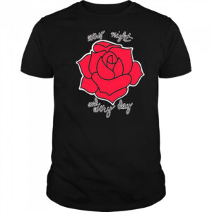 Haywire Every Night And Every Day Rose T-shirt