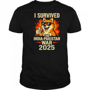 I Survived The India-Pakistan War 2025 Dog T-Shirt